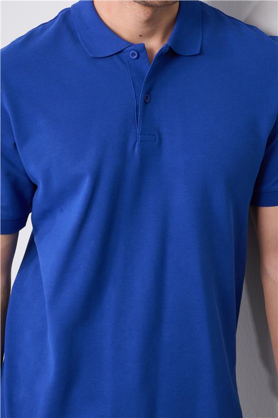 Mareteks 6612 Js Sax Erkek Polo Yaka Basıc Pıke T Shırt