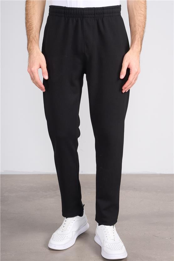 Mareteks 9583 Js Sıyah Erkek Dıyagonel Orme Pantolon