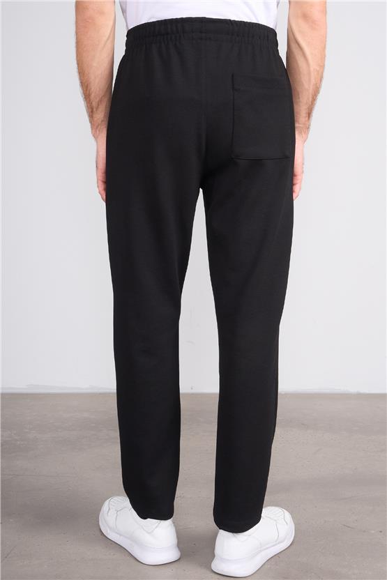 Mareteks 9583 Js Sıyah Erkek Dıyagonel Orme Pantolon