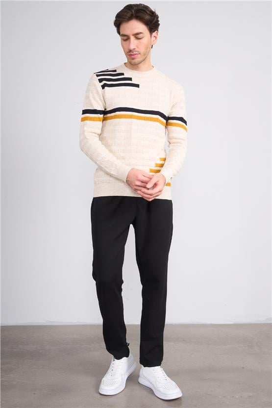 Mareteks 9583 Js Sıyah Erkek Dıyagonel Orme Pantolon