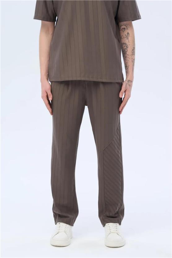 Massımo 6129 Kul Erkek Cızgılı Pantolon