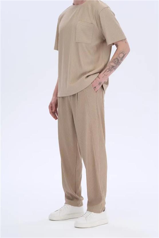 Massımo 6524 Bej Erkek Pantolon