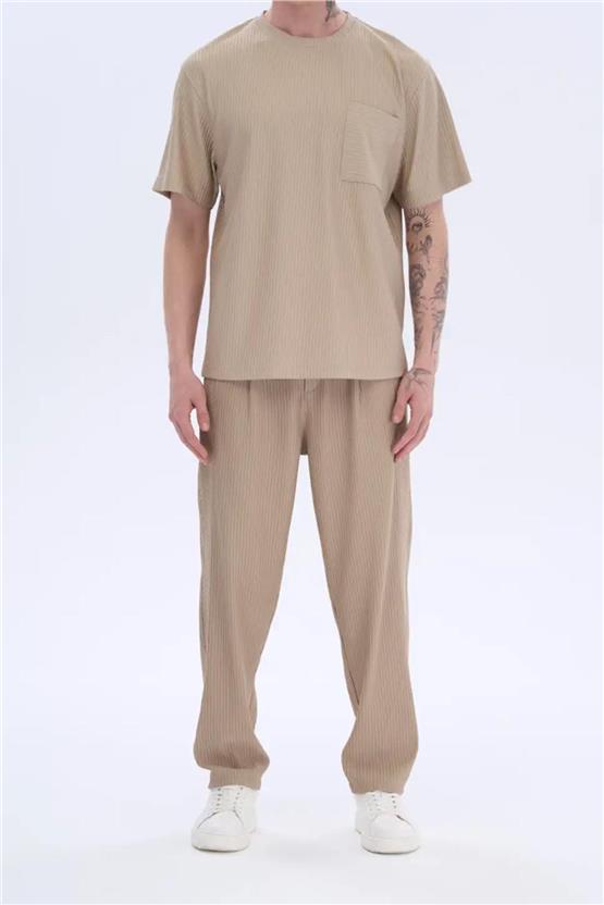 Massımo 6524 Bej Erkek Pantolon