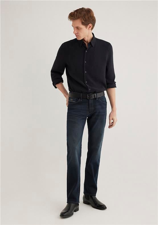 Mavi 0020231891 Hunter Ink Siyah Gölgeli Mürekkep Mavi Erkek Pantolon