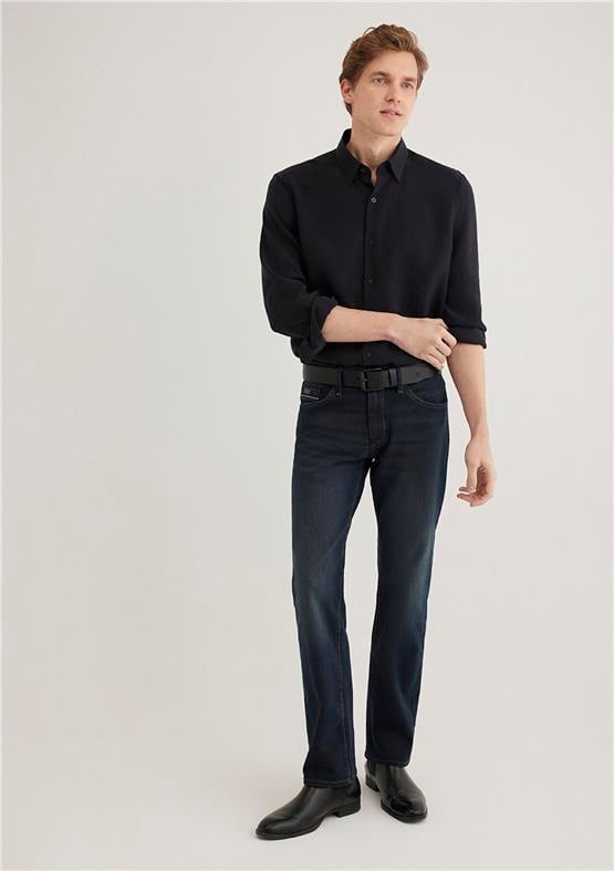 Mavi 0020231891 Hunter Ink Siyah Gölgeli Mürekkep Mavi Erkek Pantolon