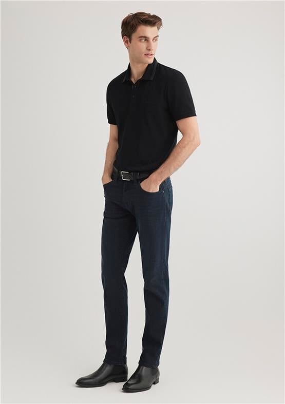 Mavi 0042227245 Jake Koyu Foggy Mavi Jet Siyah Erkek Pantolon