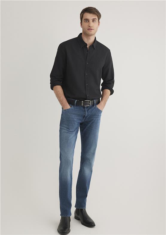 Mavi 020579-900 Uzun Kol Gömlek Siyah Erkek