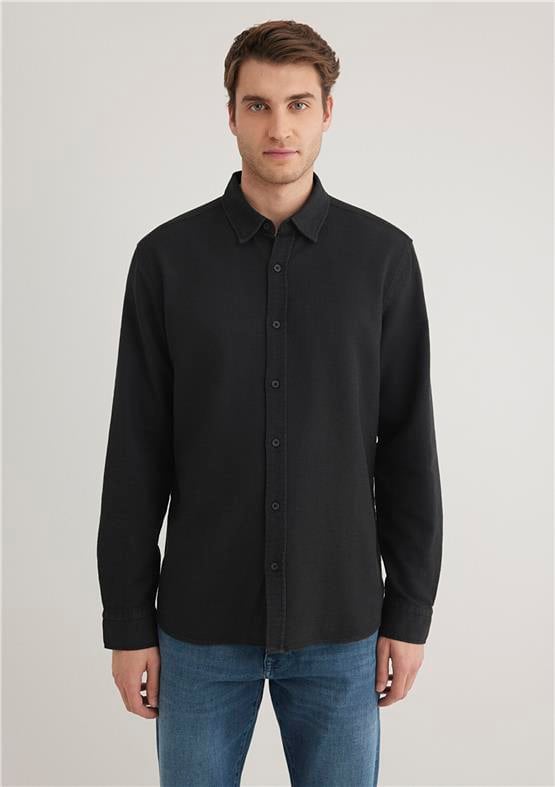 Mavi 020579-900 Uzun Kol Gömlek Siyah Erkek