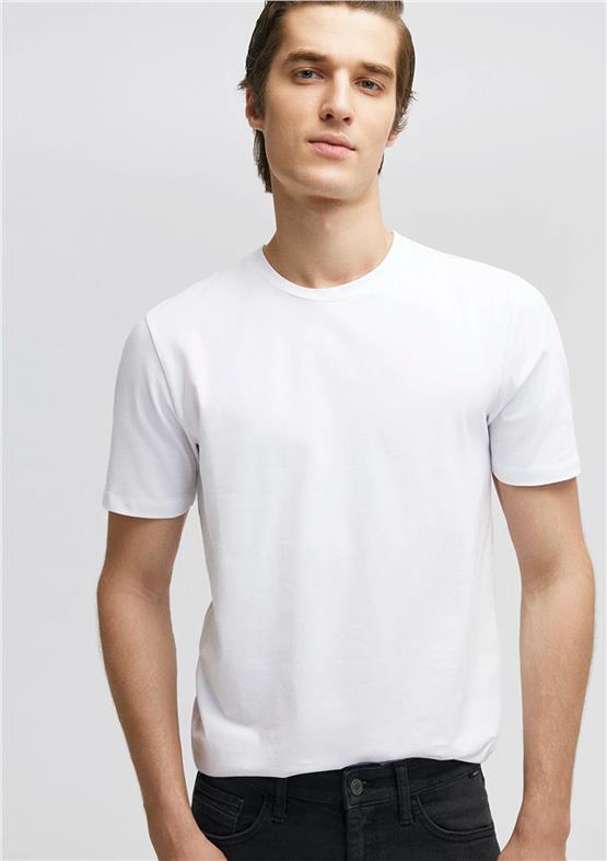 Mavi 061747-620 Erkek Stretch Beyaz T-Shirt