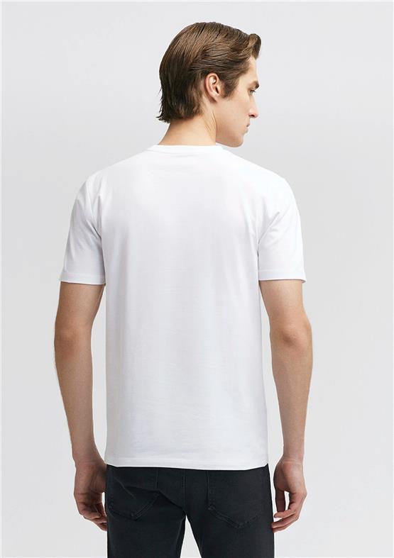 Mavi 061747-620 Erkek Stretch Beyaz T-Shirt