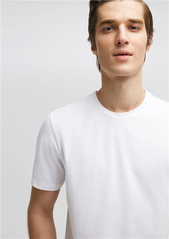 Mavi 061747-620 Erkek Stretch Beyaz T-Shirt