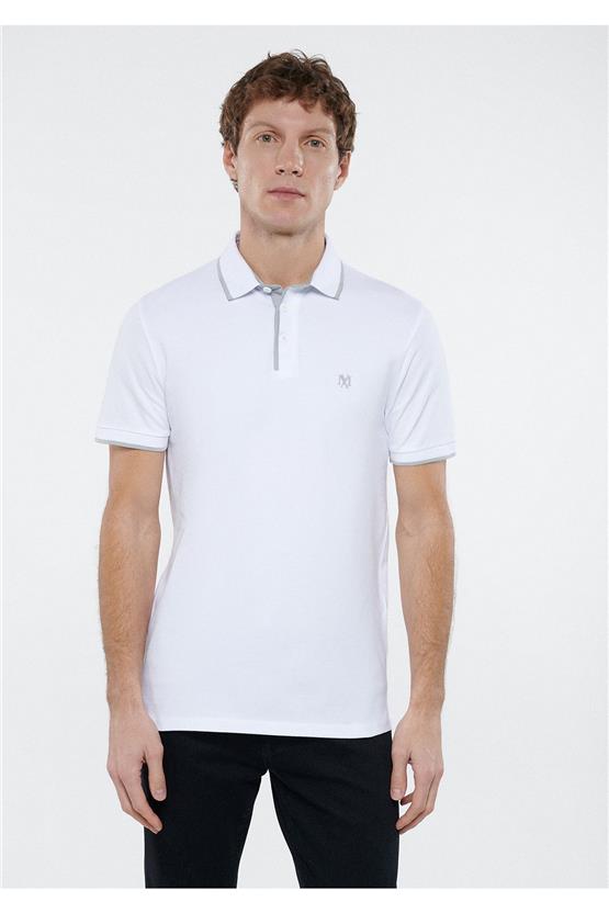 Mavi 062373-27879 Polo Beyaz Erkek T-Shirt