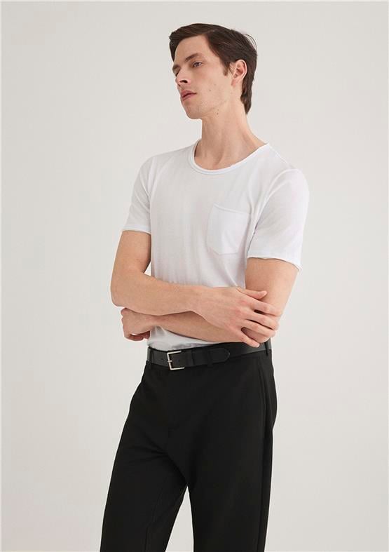 Mavi 062772-20843 Basic Beyaz Erkek T-Shirt