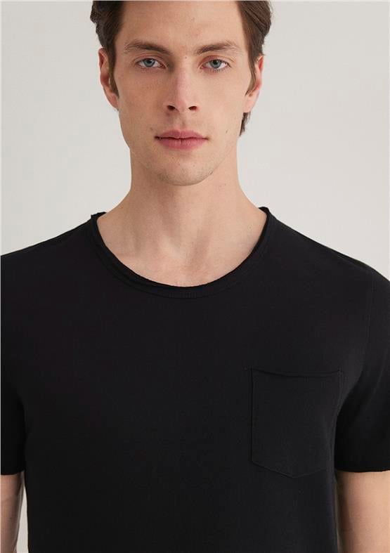 Mavi 062772-26341 Basic Siyah Erkek T-Shirt