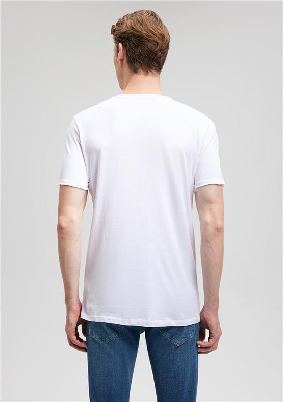 Mavi 062773-20843 Beyaz Erkek T-Shirt