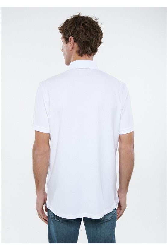 Mavi 063247-27879 Polo Beyaz Erkek T-Shirt