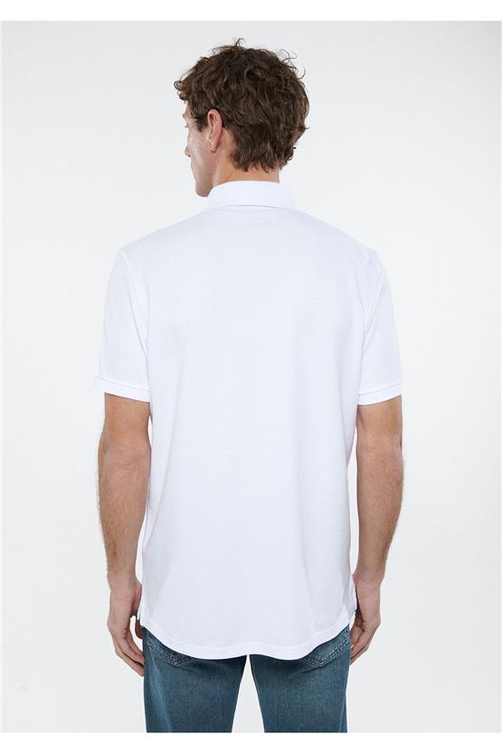 Mavi 063247-27879 Polo Beyaz Erkek T-Shirt