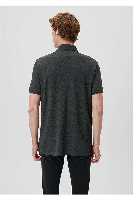 Mavi 063247-28392 Polo Koyu Gri Melanj Erkek T-Shirt
