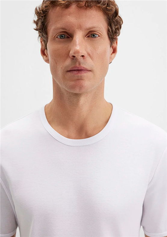 Mavi 063747-620 Erkek Beyaz T-Shirt