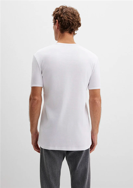 Mavi 063747-620 Erkek Beyaz T-Shirt