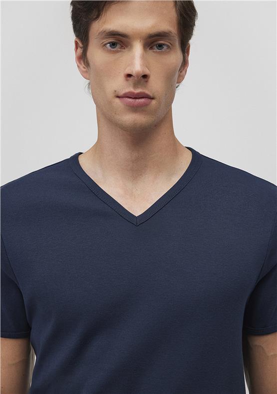 Mavi 063748-17588 Erkek V Yaka Koyu Lacivert T-Shirt