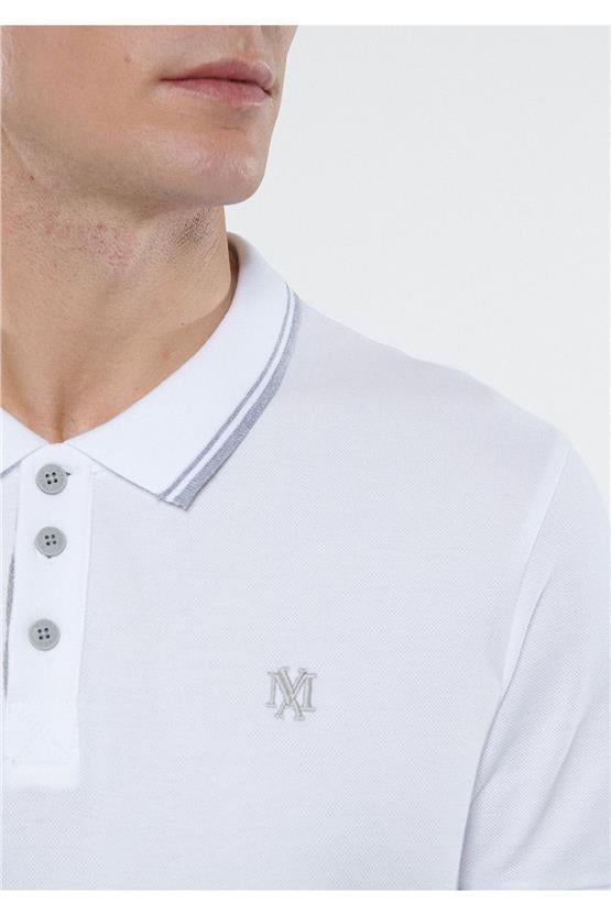 Mavi 064164-27879 Polo Beyaz Erkek T-Shirt