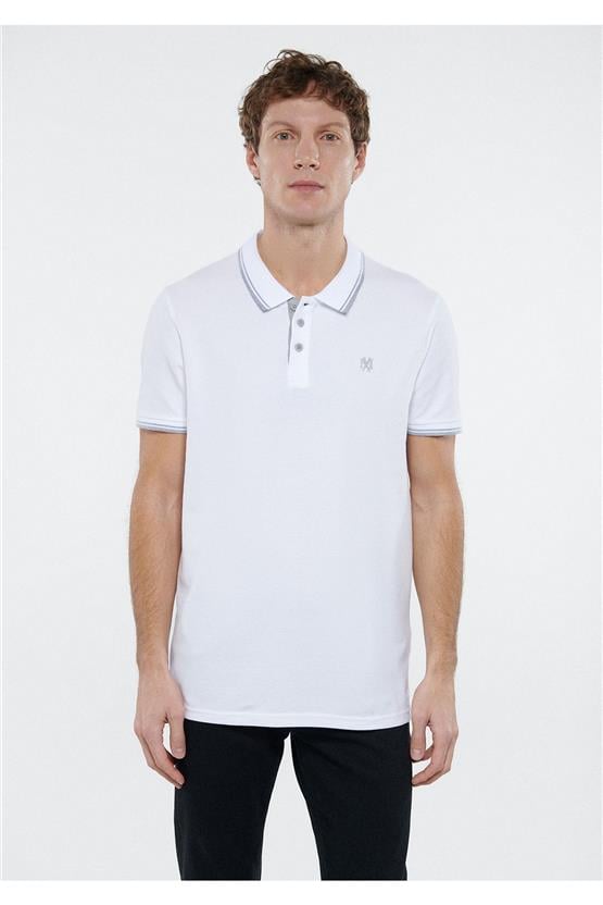 Mavi 064164-27879 Polo Beyaz Erkek T-Shirt