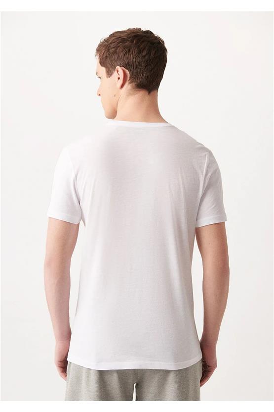 Mavi 064681-620 Beyaz Erkek T-Shirt