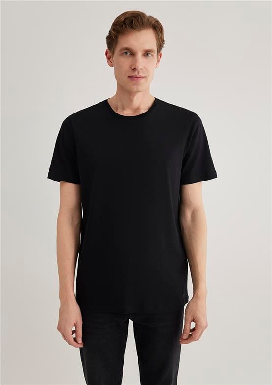 Mavi 065574-900 Erkek T-Shirt Siyah