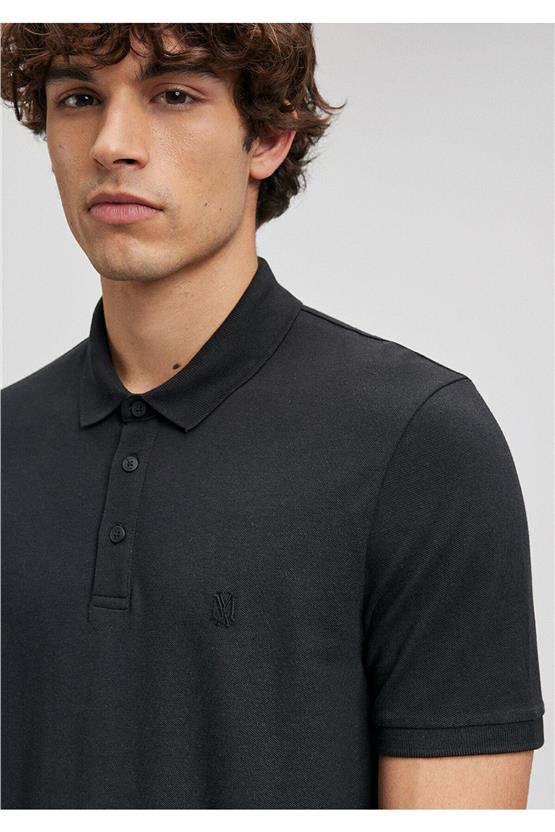 Mavi 066157-900 Polo Siyah Erkek T-Shirt
