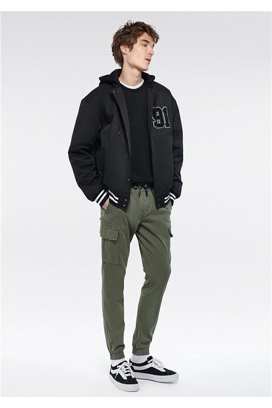 Mavi M000125-27150 Haki Yeşili Erkek Cargo Pantolons Dokuma Pantolon