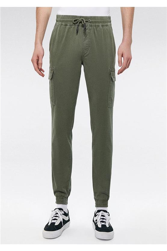 Mavi M000125-27150 Haki Yeşili Erkek Cargo Pantolons Dokuma Pantolon