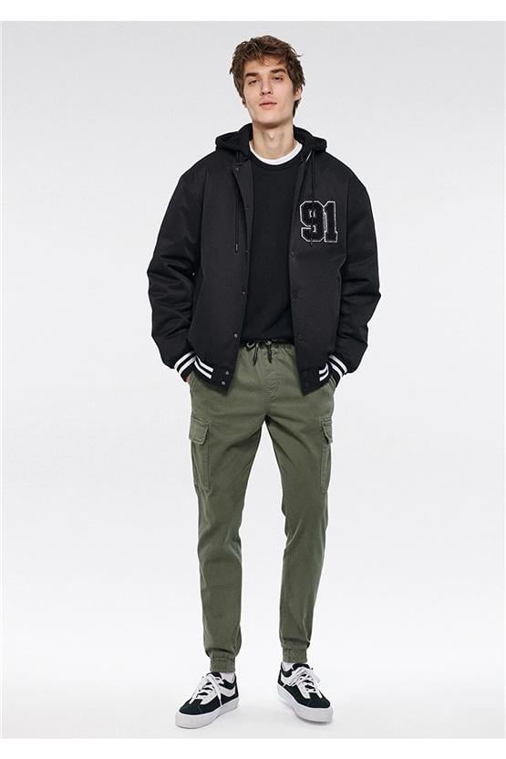 Mavi M000125-27150 Haki Yeşili Erkek Cargo Pantolons Dokuma Pantolon