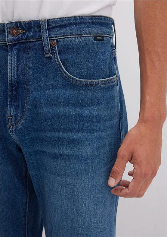 Mavı M0010039-90818 Lısbon Shaded Vıntage Classıc Comfort Erkek Loose Denım Pantolon