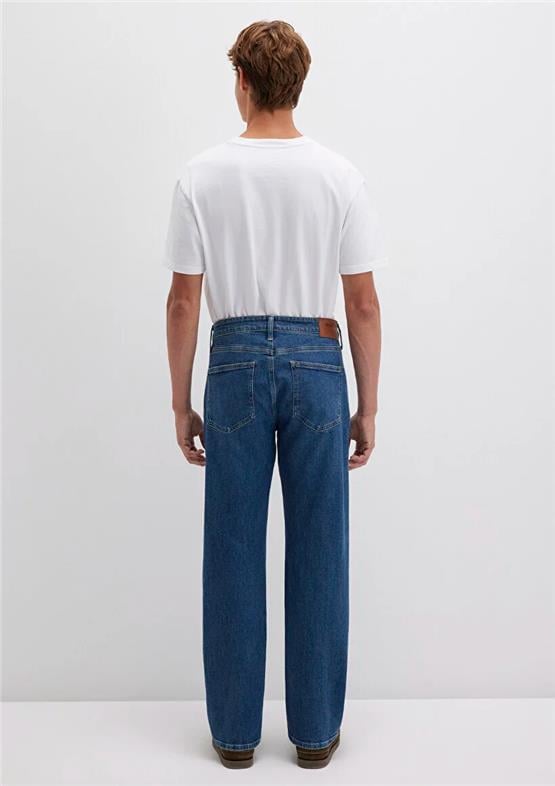 Mavı M0010039-90818 Lısbon Shaded Vıntage Classıc Comfort Erkek Loose Denım Pantolon