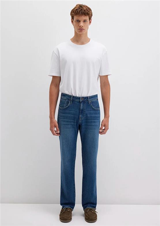 Mavı M0010039-90818 Lısbon Shaded Vıntage Classıc Comfort Erkek Loose Denım Pantolon