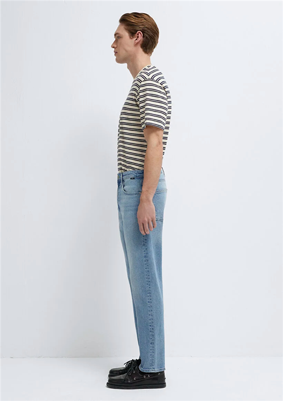 Mavı M0010172-A1718 London Mıd Used Street Denım Erkek Tapered Denım Pantolon