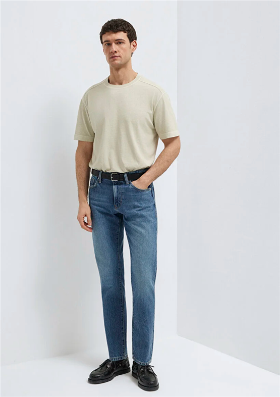 Mavı M0010172-A1724 London Mıd Used Classıc Denım Erkek Tapered Denım Pantolon