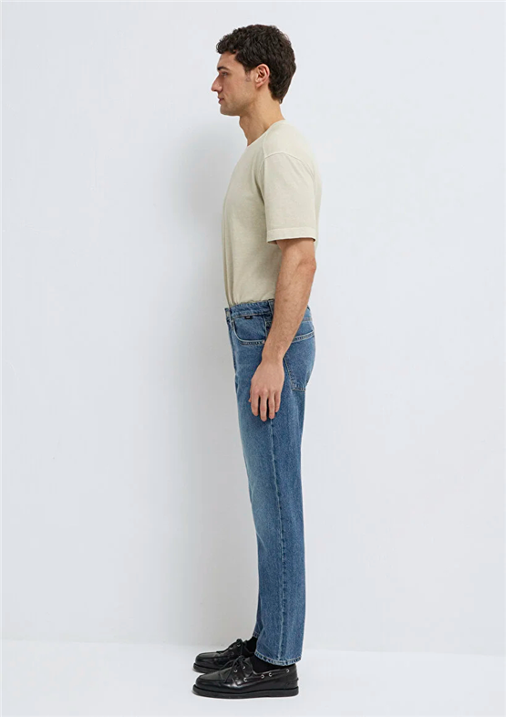 Mavı M0010172-A1724 London Mıd Used Classıc Denım Erkek Tapered Denım Pantolon