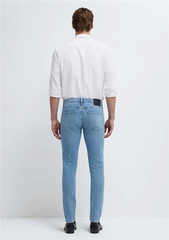 Mavı M001070-A2957 Kvnc Lt Blue Mavı Black Erkek Skınny Denım Pantolon