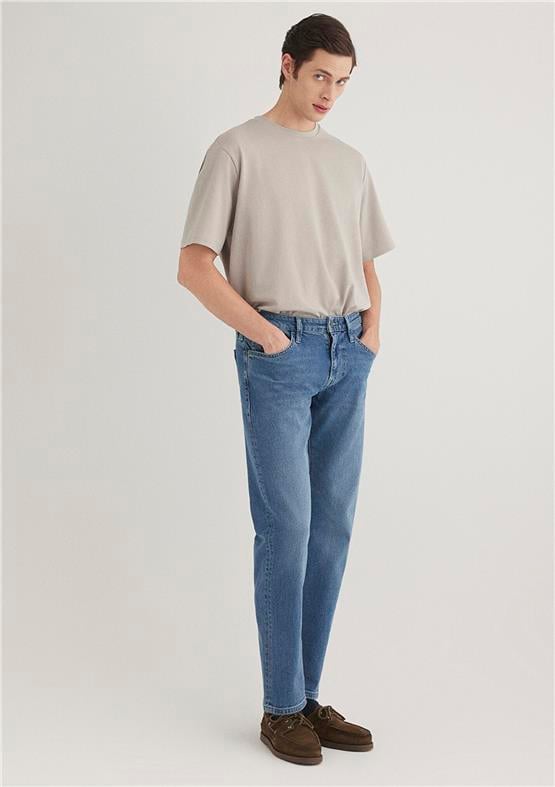 Mavı M0020287863 Hunter Lt Sky Blue Mavı Black Erkek Regular Denım Pantolon