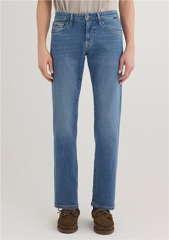 Mavı M0020287863 Hunter Lt Sky Blue Mavı Black Erkek Regular Denım Pantolon