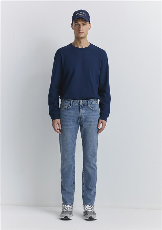 Mavı M0020289268 Hunter Dusty Shaded Urban Comfort Erkek Regular Denım Pantolon