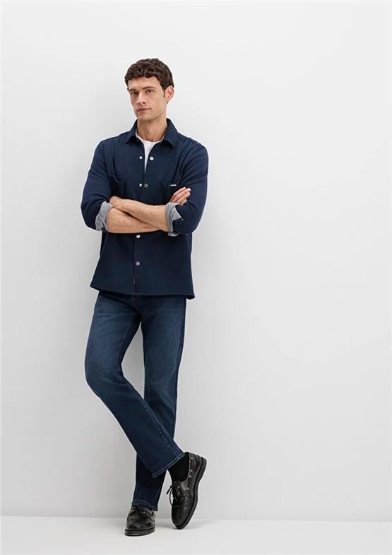 Mavı M0020290825 Hunter Inky Shaded Lux Black Erkek Regular Straıght Denım Pantolon