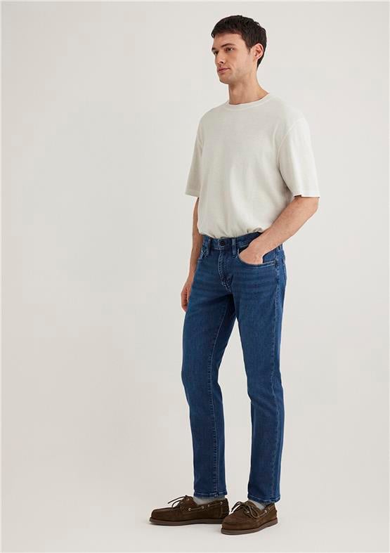 Mavi M0035182162 Dark Brushed Sporty Erkek Marcus Denim Pantolon