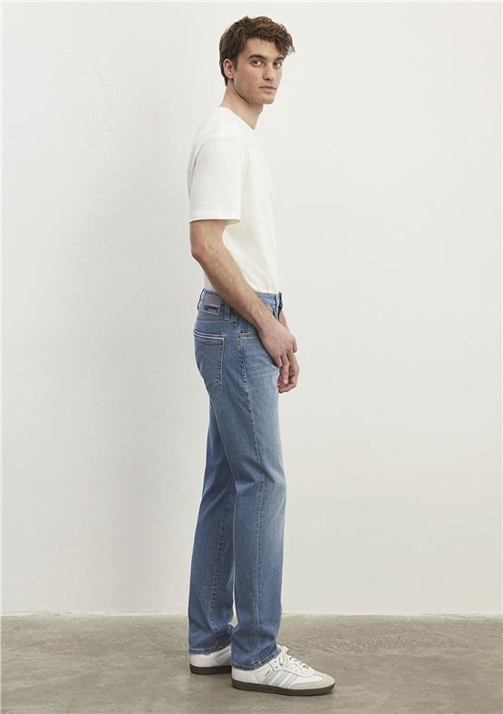 Mavi M0035183710 Marcus Lt Premium Blue Erkek Slim Straight Denim Pantolon