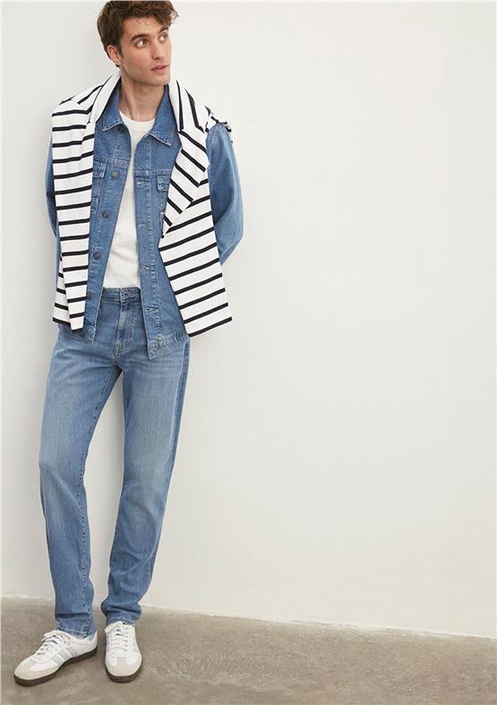 Mavi M0035183710 Marcus Lt Premium Blue Erkek Slim Straight Denim Pantolon