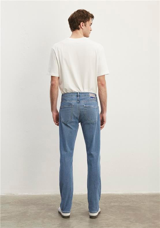 Mavi M0035183710 Marcus Lt Premium Blue Erkek Slim Straight Denim Pantolon