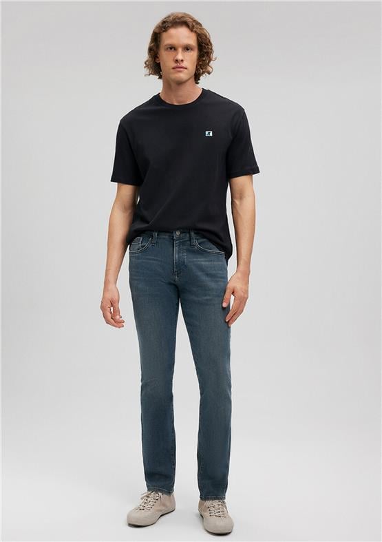 Mavi M0035185210 Marcus Dark Mystic Blue Mavi Pro Erkek Slim Straight Denim Pantolon