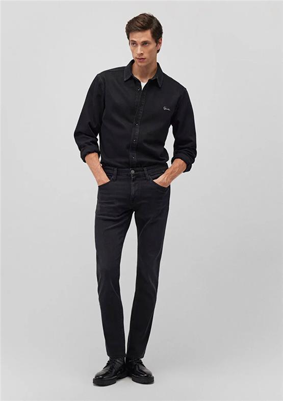 Mavı M0035187861 Marcus Deep Smoke Mavı Black Erkek Slım Straıght Denım Pantolon